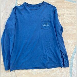 Vineyard Vines Men's Classic Blue Long Sleeve Tee